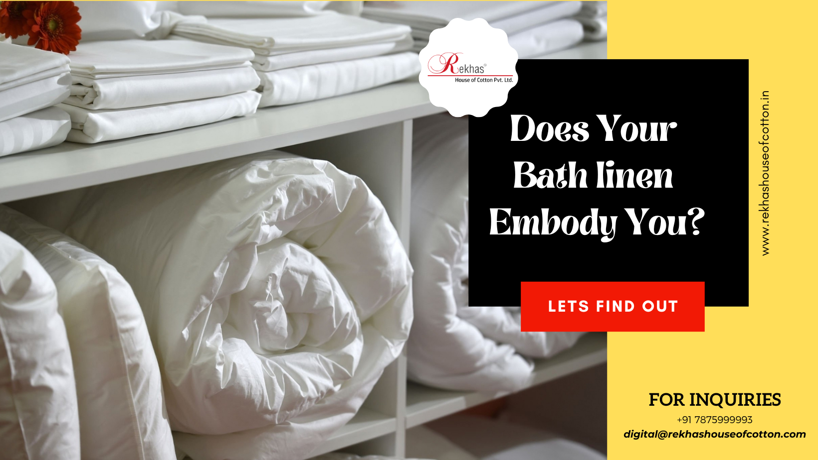 Get the cheap & affordable linen with the best of Bed and Bath linen from Rekhas House of Cotton