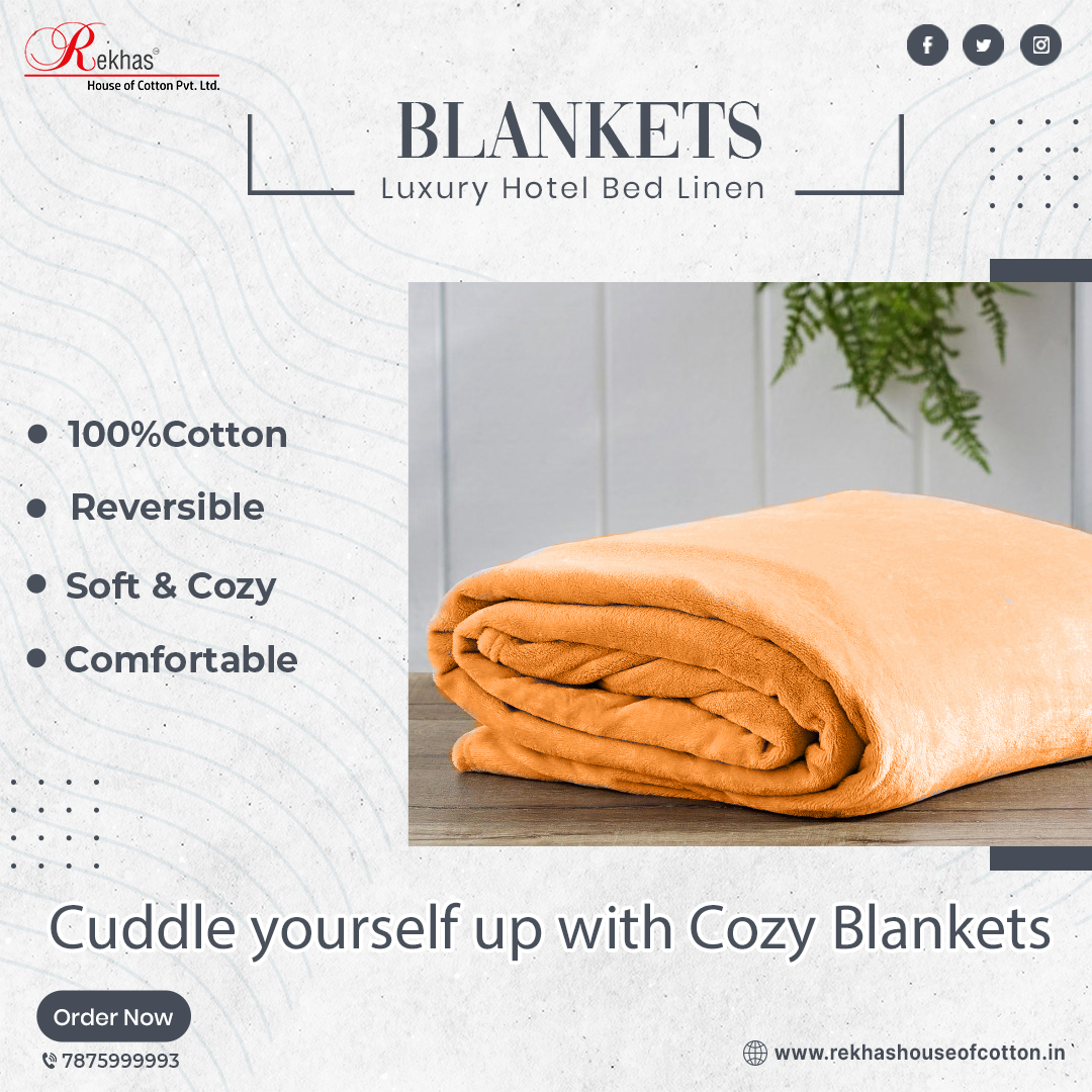Luxury Blankets in Goa at cheap & affordable prices from Rekhas House of Cotton