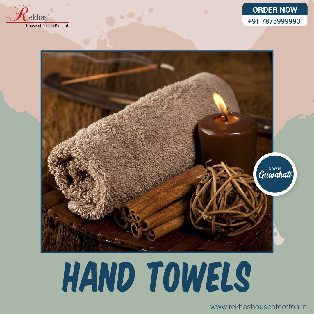Get the best & most luxurious Hand Towels in Guwahati from Rekhas House of Cotton.