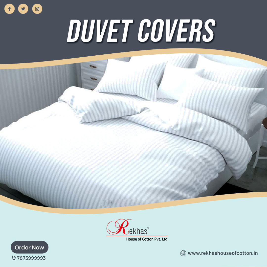 Duvet-Covers in Gangtok from Rekhas House of Cotton - India's Leading Manufacturers of all Bed & Bath Linen.