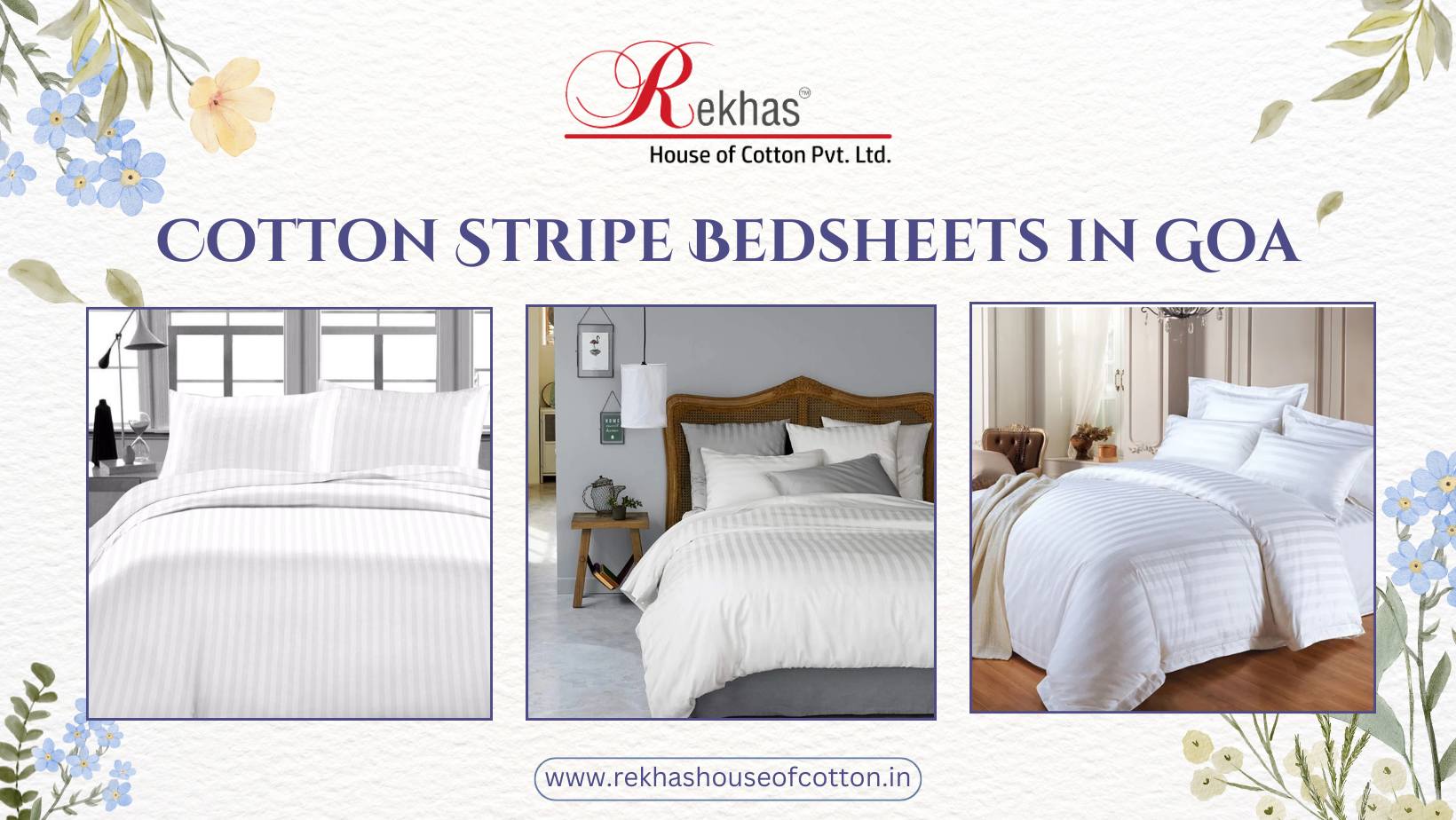 Stripe Bedsheets in Goa
